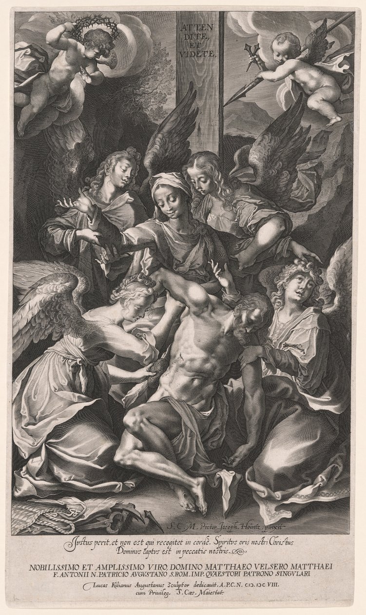 Pietà avec les anges (descente de croix) - Lucas Kilian