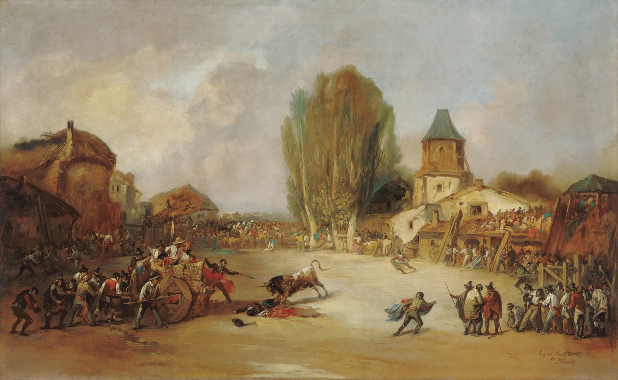 Goring à une corrida de village - Lucas Velázquez