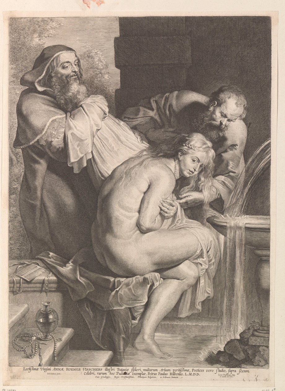 Suzanne et les vieillards - Lucas Vorsterman (I)