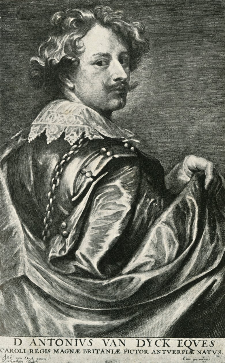 Portrait de Vandyck - Lucas Vorsterman