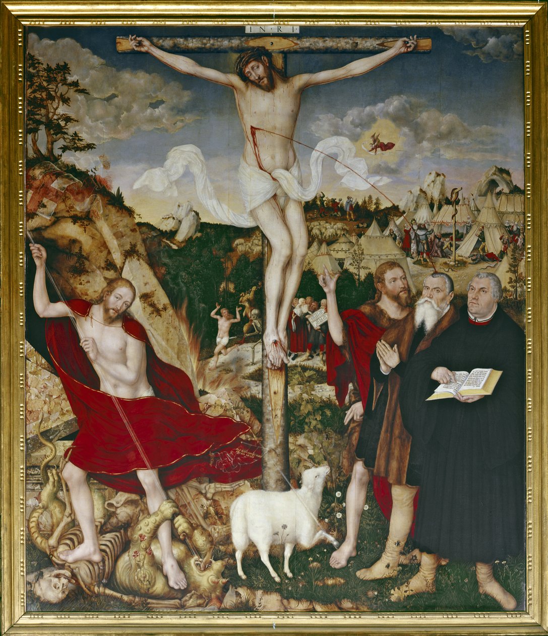 Christ en croix - Lucas the Elder Cranach