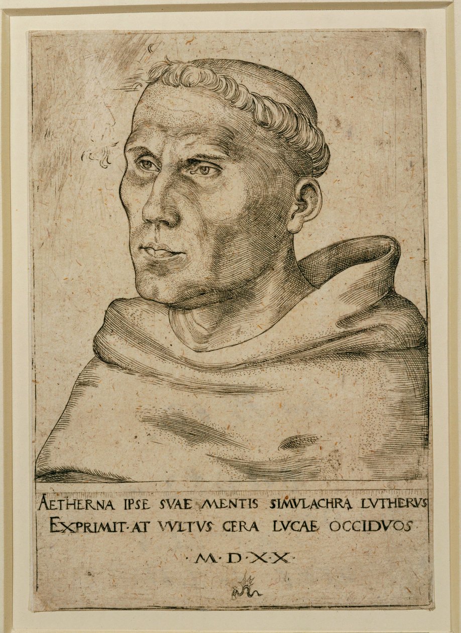 Martin Luther ... (gravure) - Lucas the Elder Cranach