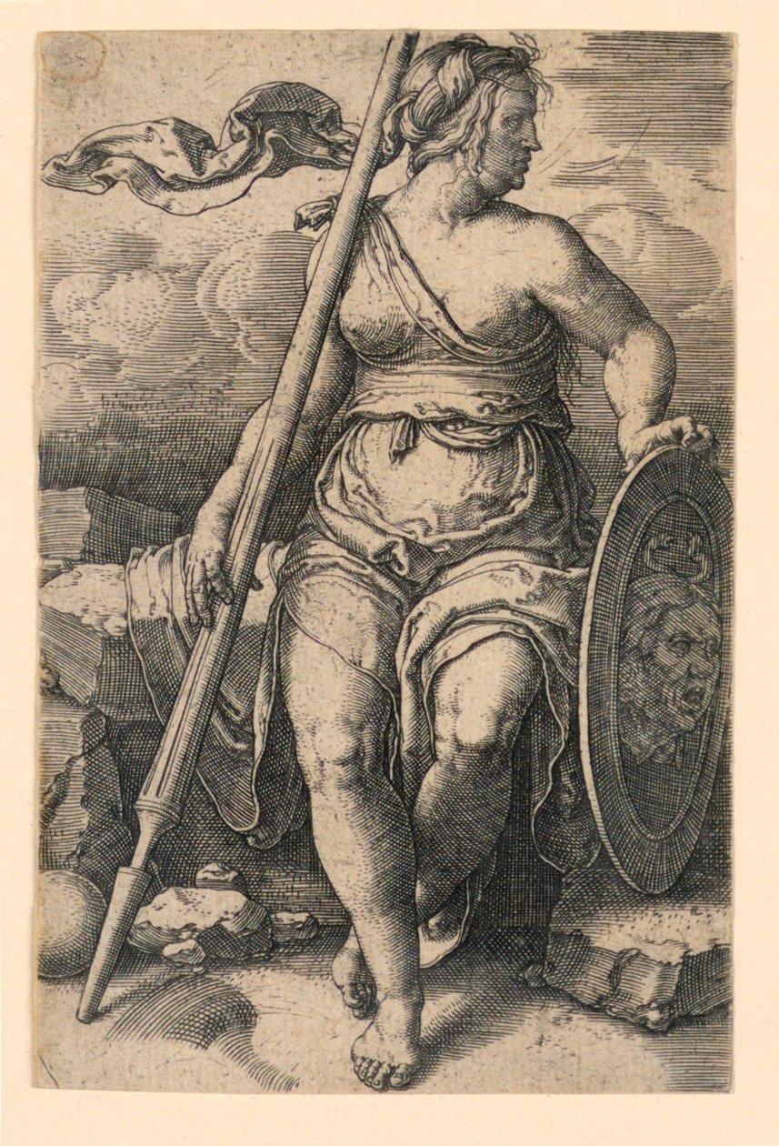 Pallas Athéna (Minerve) - Lucas van Leyden