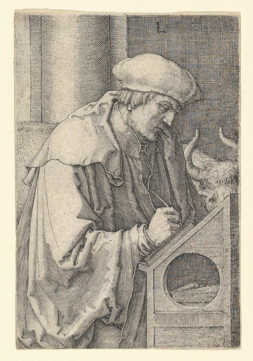 Saint Luc, 1518 - Lucas van Leyden