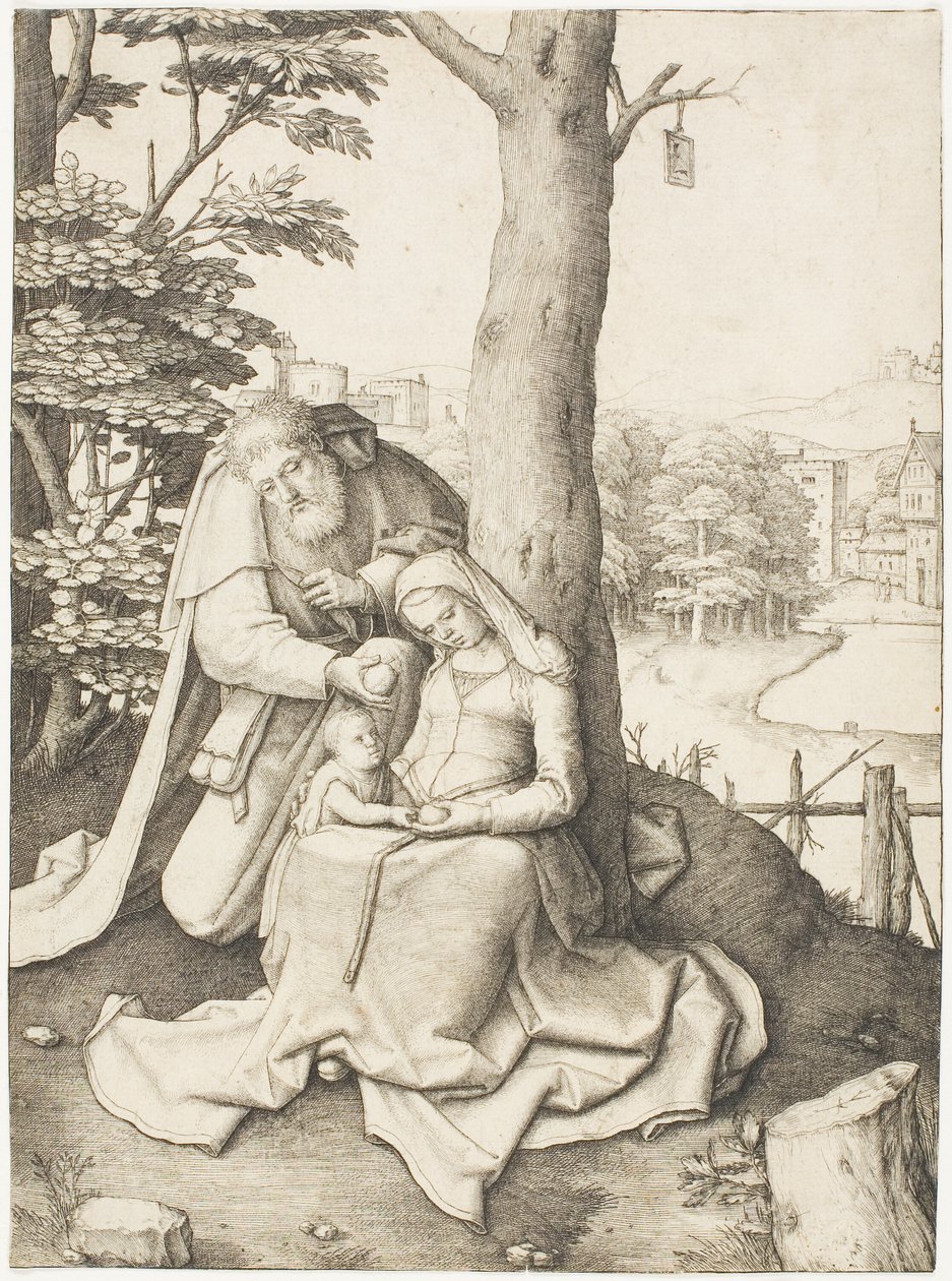 La Sainte Famille - Lucas van Leyden