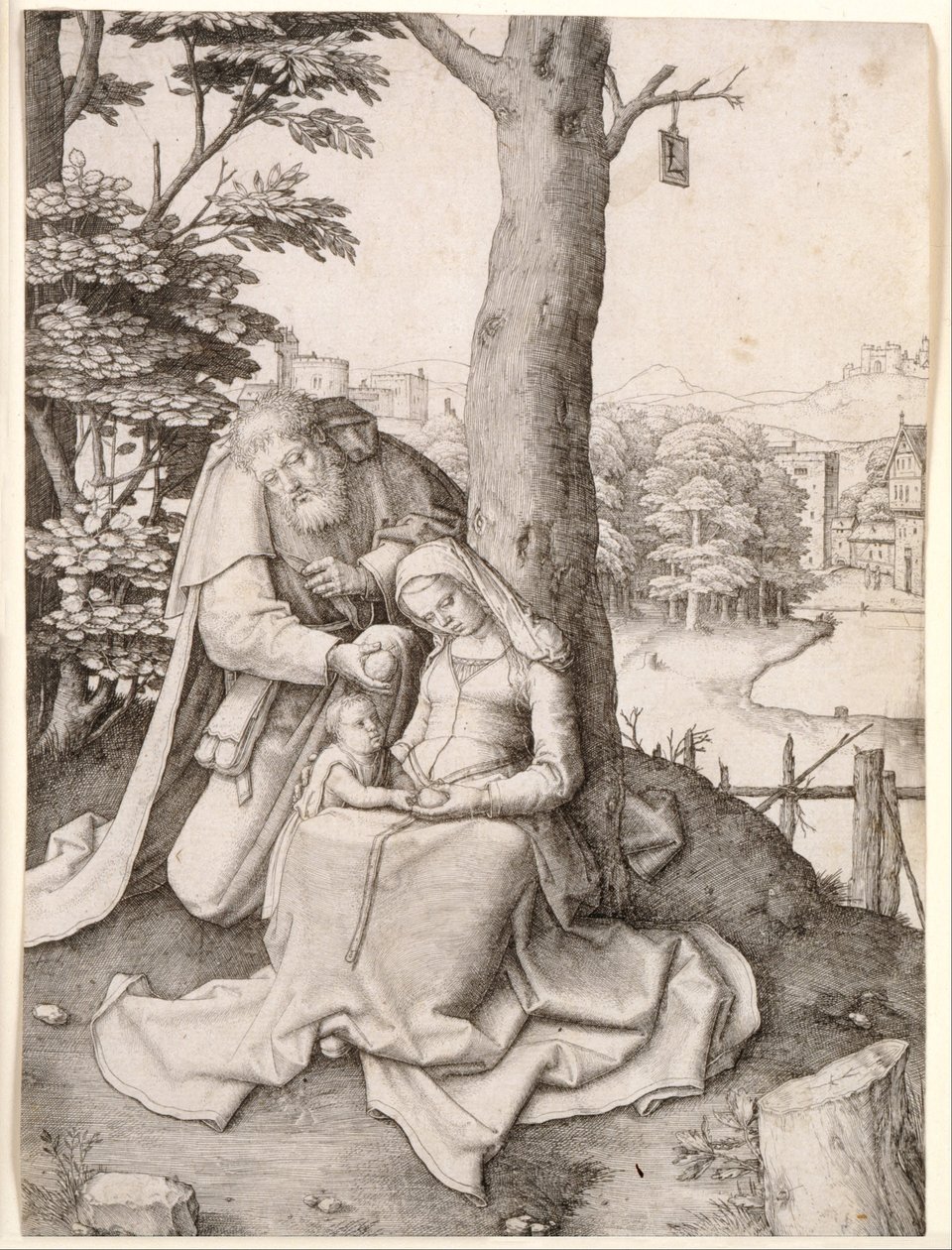 La Sainte Famille - Lucas van Leyden