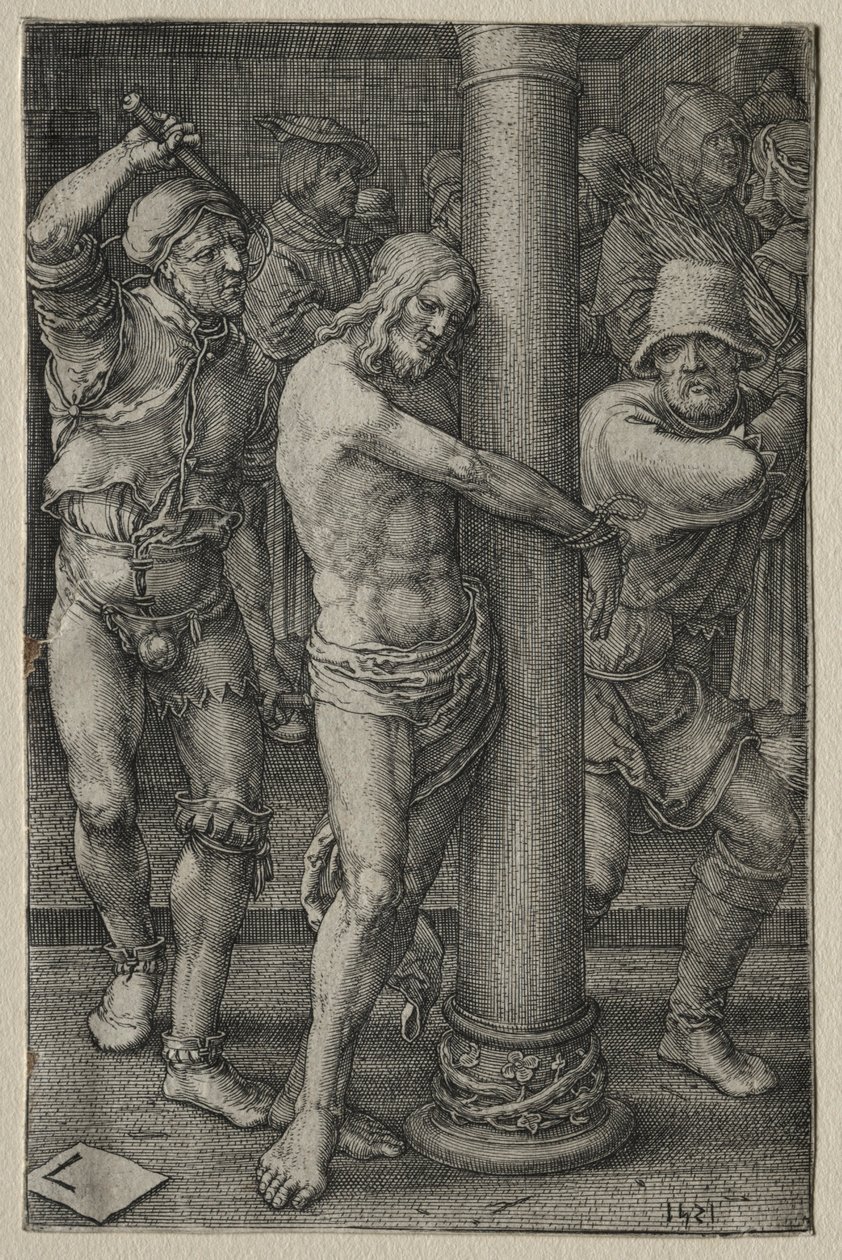 La Passion : La flagellation, 1521 - Lucas van Leyden