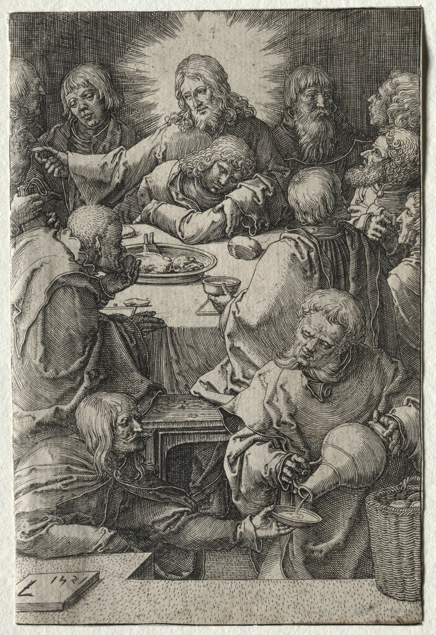La Passion : La Dernière Cène, 1521 - Lucas van Leyden