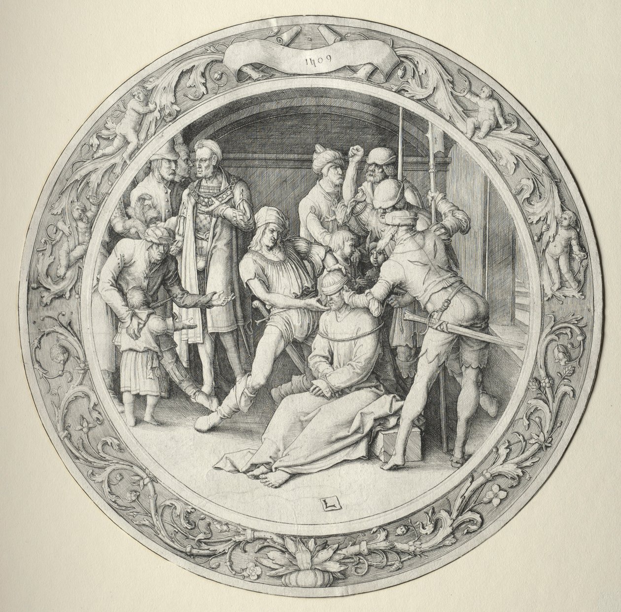 La Passion ronde : Ecce Homo, 1509 - Lucas van Leyden
