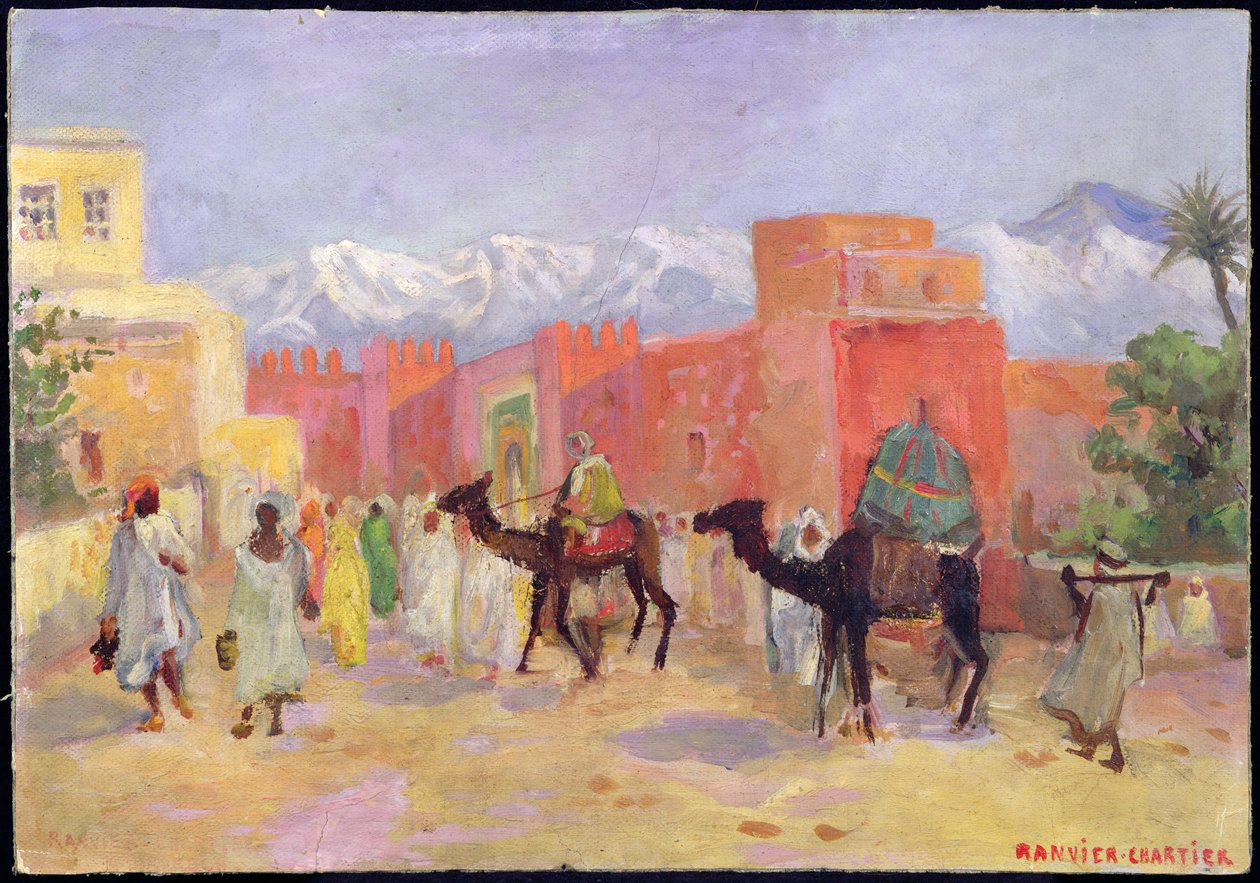 Un village dans les montagnes de l