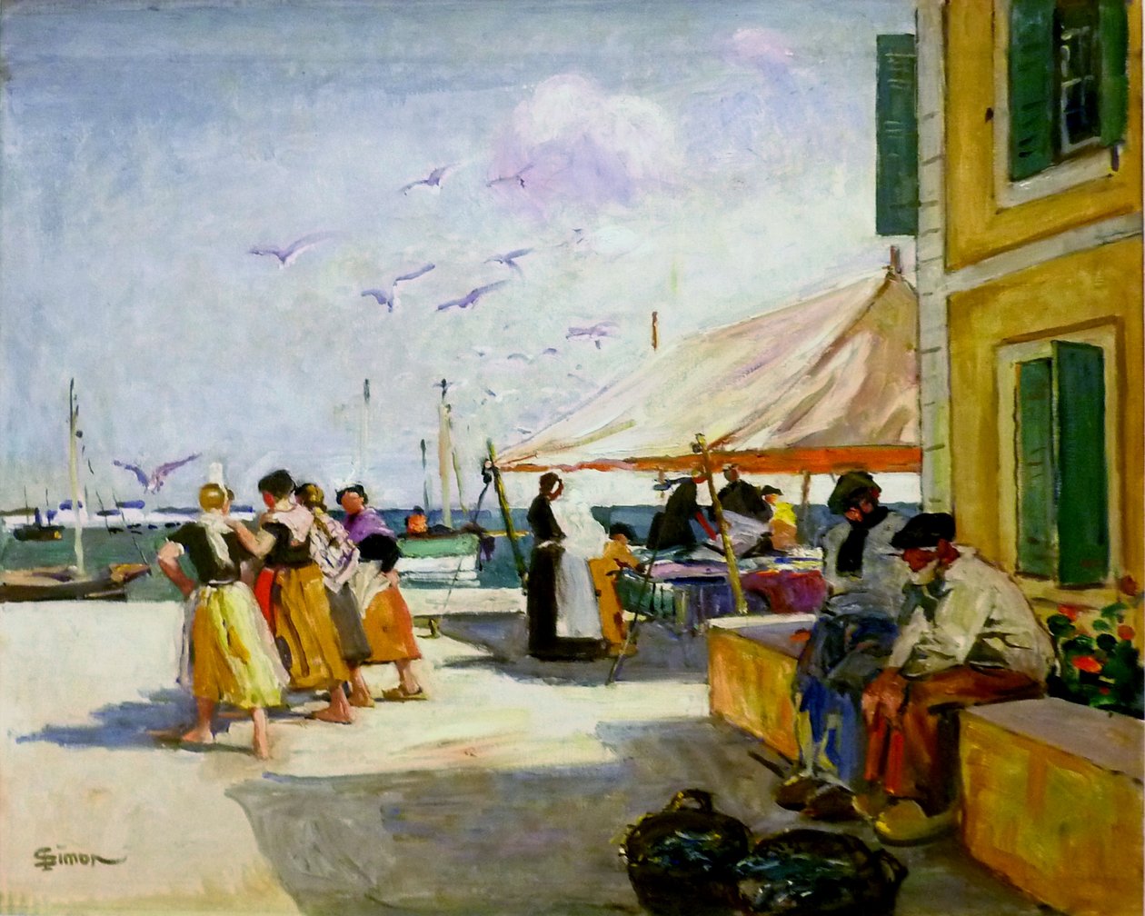 Quai de Kérity - Lucien Simon