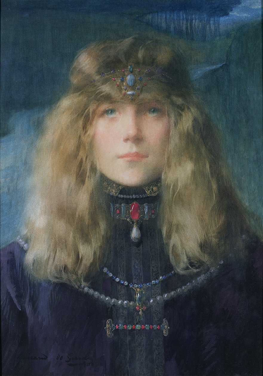 Jeune princesse - Lucien Guirand de Scevola