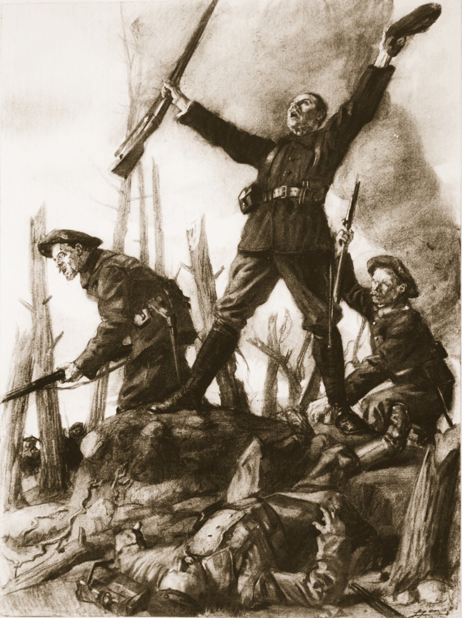 Au sommet de Hartmannswillerkopf - Lucien Hector Jonas