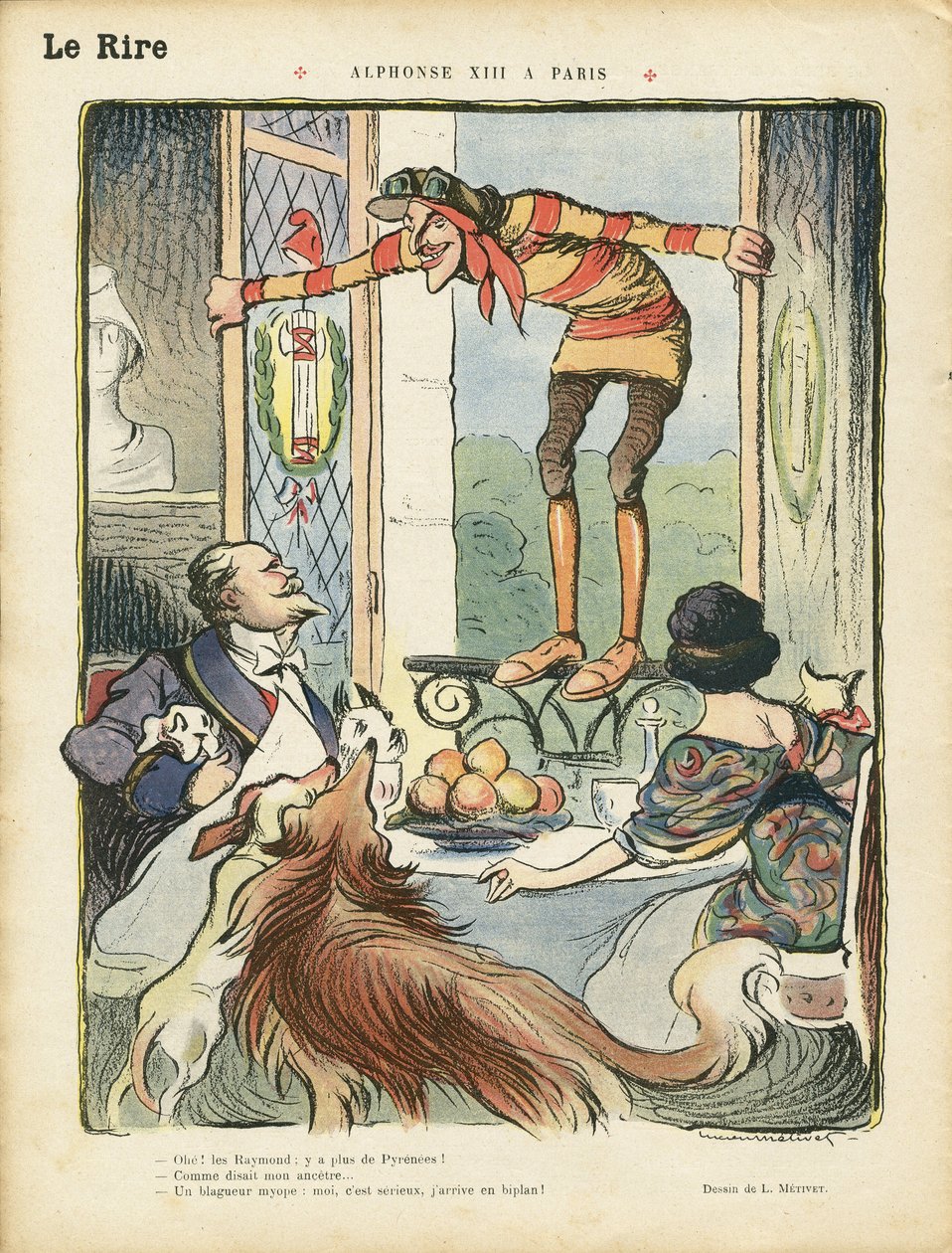 Illustration dans Le Rire - Lucien Metivet
