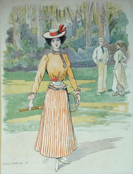 Tenue de tennis - Lucien Metivet