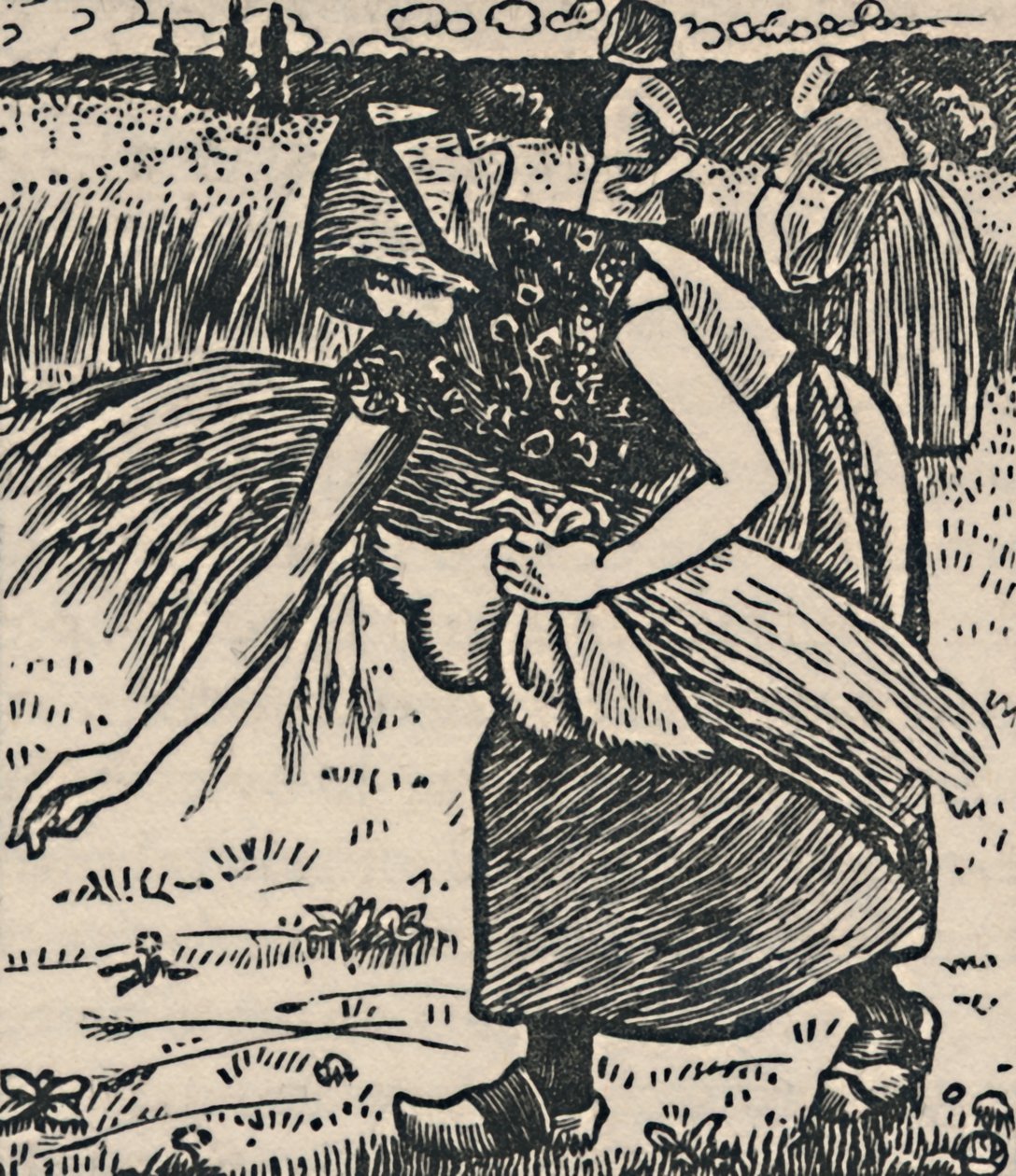 Ruth glanant, 1919 - Lucien Pissarro