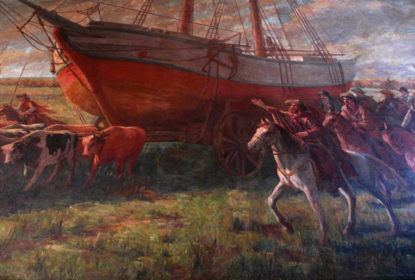 Expédition à Laguna (détail) - Lucilio de Albuquerque