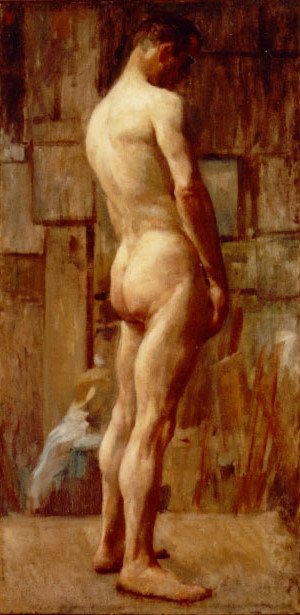 Nu masculin de dos - Lucilio de Albuquerque