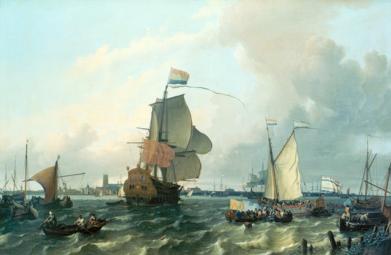 Brielle - Ludolf Backhuysen