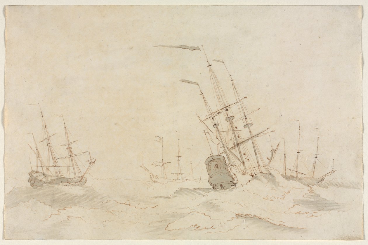 Navires - Ludolf Backhuysen