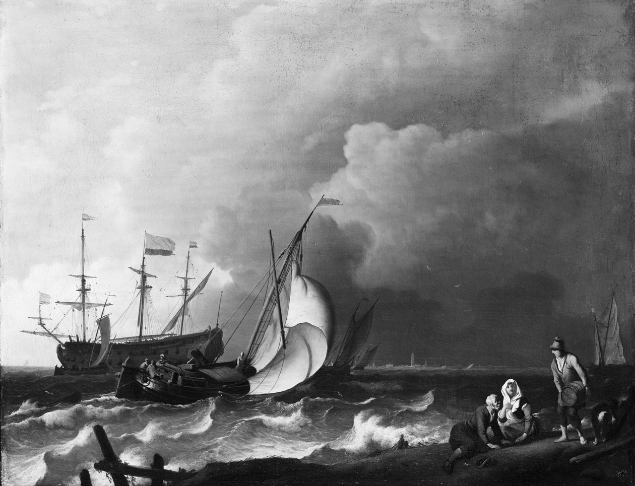 Mer agitée - Ludolf Bakhuizen