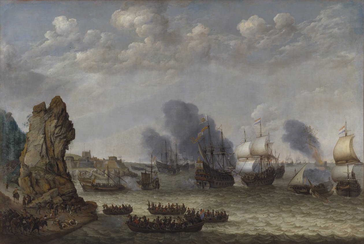 La bataille des quatre jours, 11-14 juin 1666 - Ludolf Bakhuizen