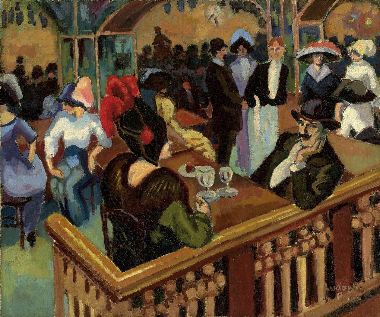 Café Parisien (Bal Tabarin) - Ludovic Rodolphe Pissarro