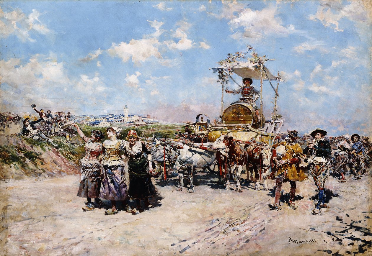 La Fête des Vendanges de Naples - Ludovico Marchetti