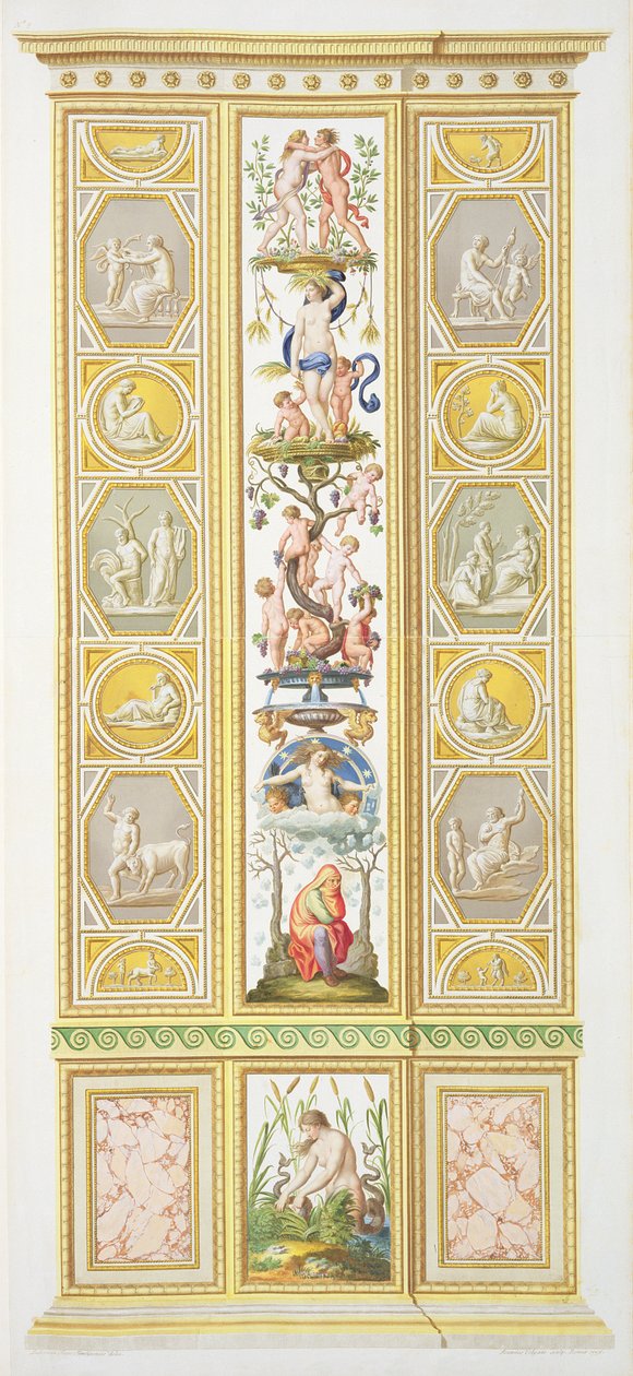 Panneau de la Loggia de Raphaël au Vatican, de 