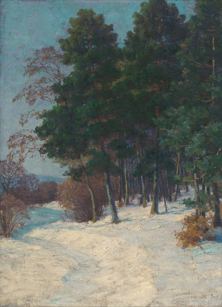 Forêt en hiver - Ludovit Cordak