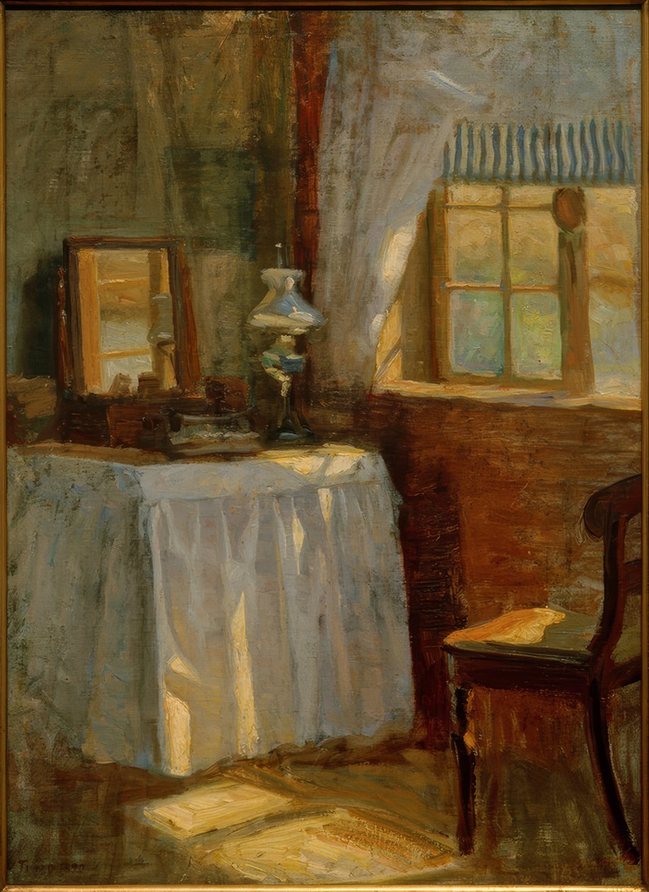 Coin de chambre. Le presbytère de Rekkende - Ludvig Find