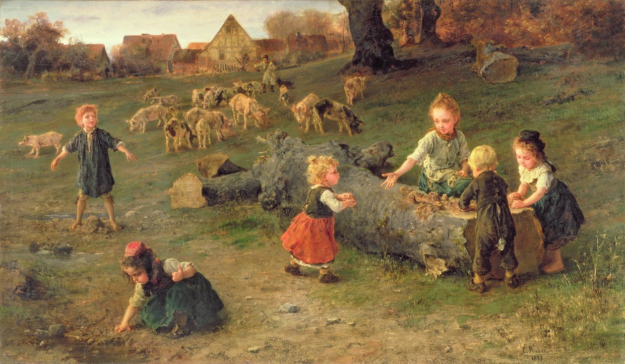Tartes à la boue, 1873 - Ludwig Knaus