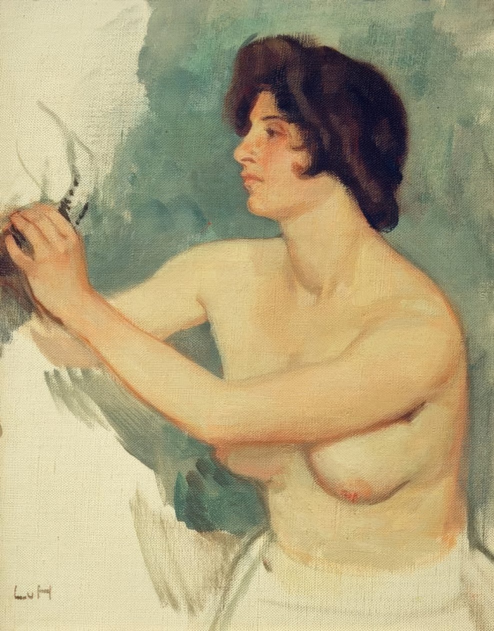 Étude de femme - Ludwig von Hofmann