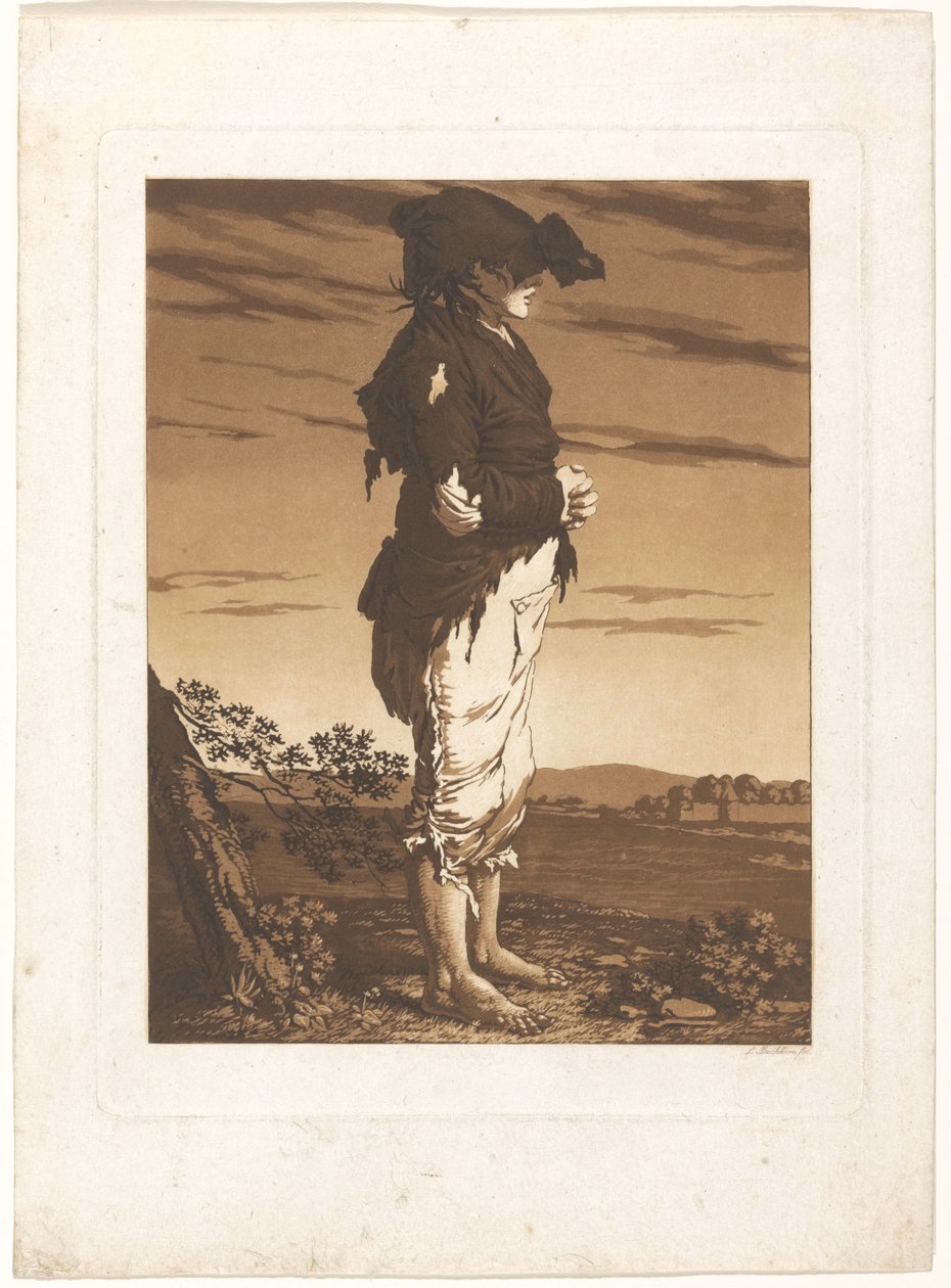 Enfant mendiant - Ludwig Buchhorn