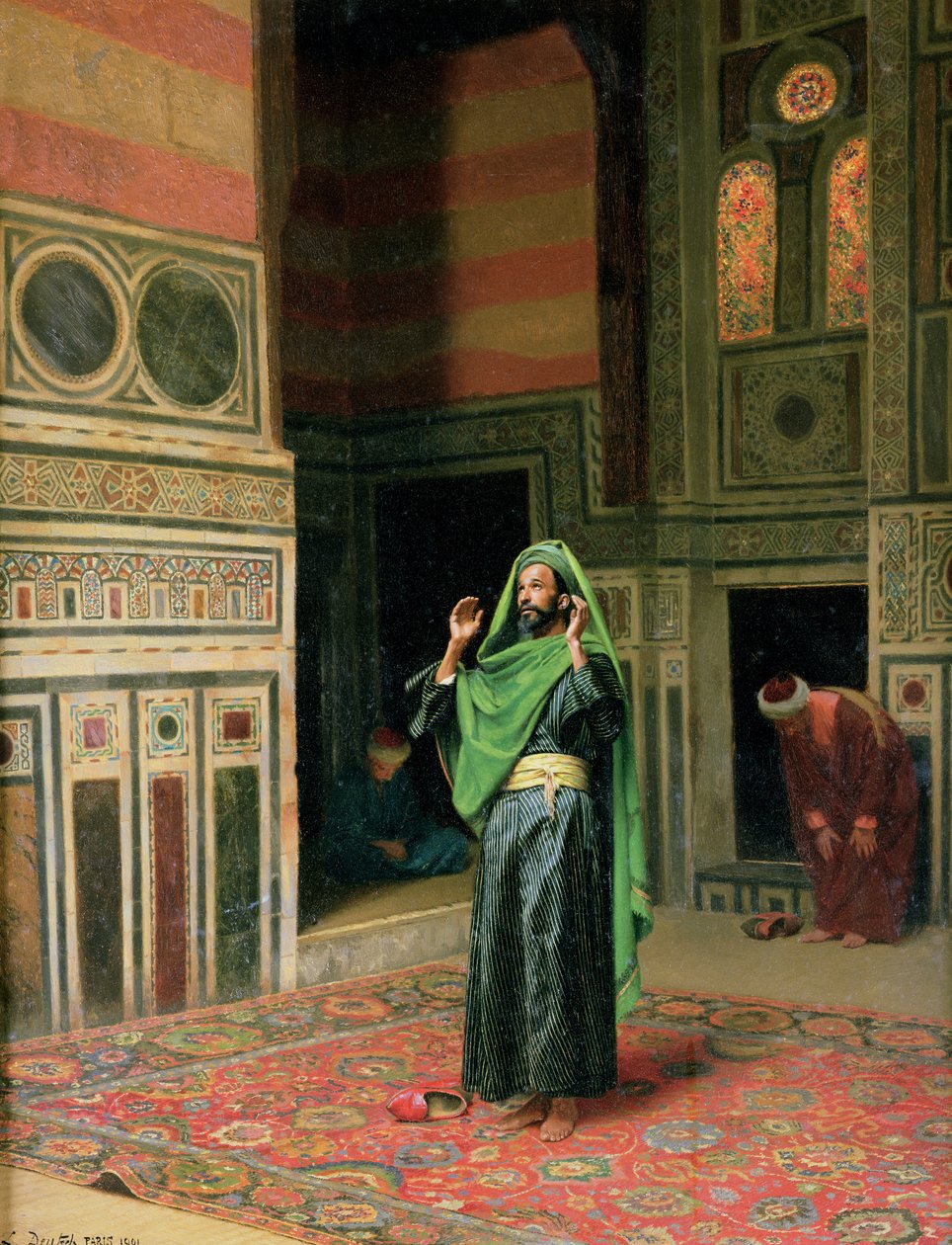 Dans la mosquée - Ludwig Deutsch