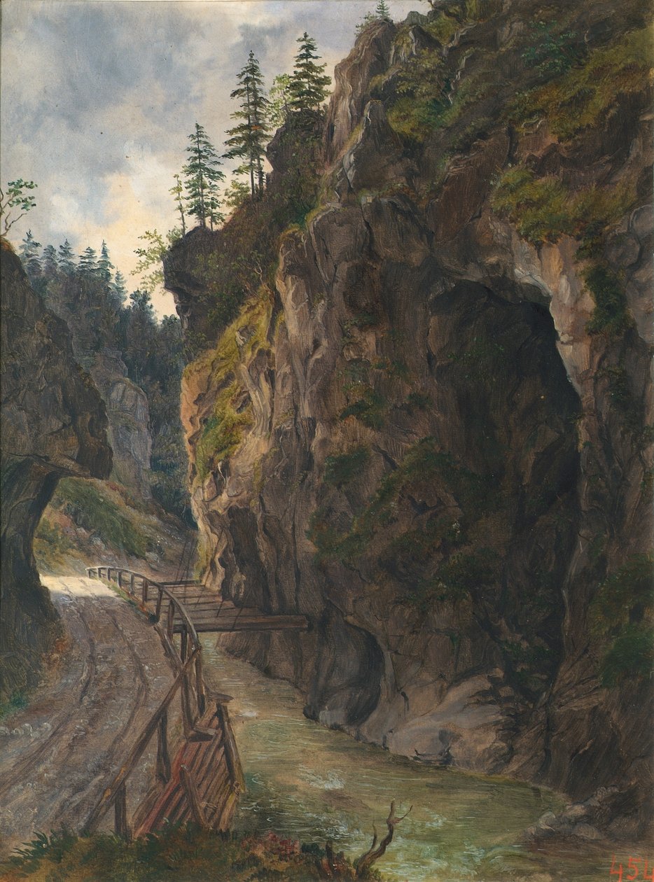 Gorge rocheuse - Ludwig Halauska