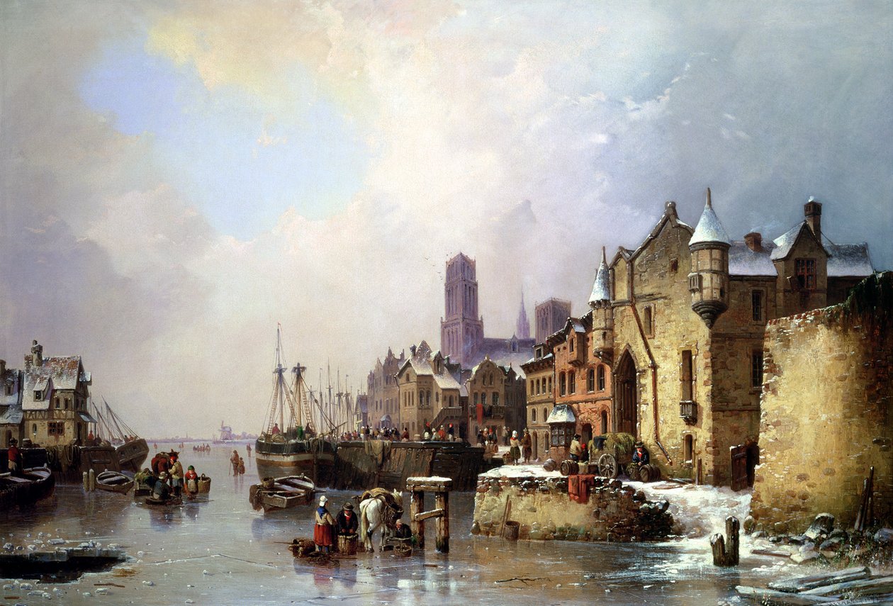Hiver à Königsberg (Kaliningrad) - Ludwig Hermann