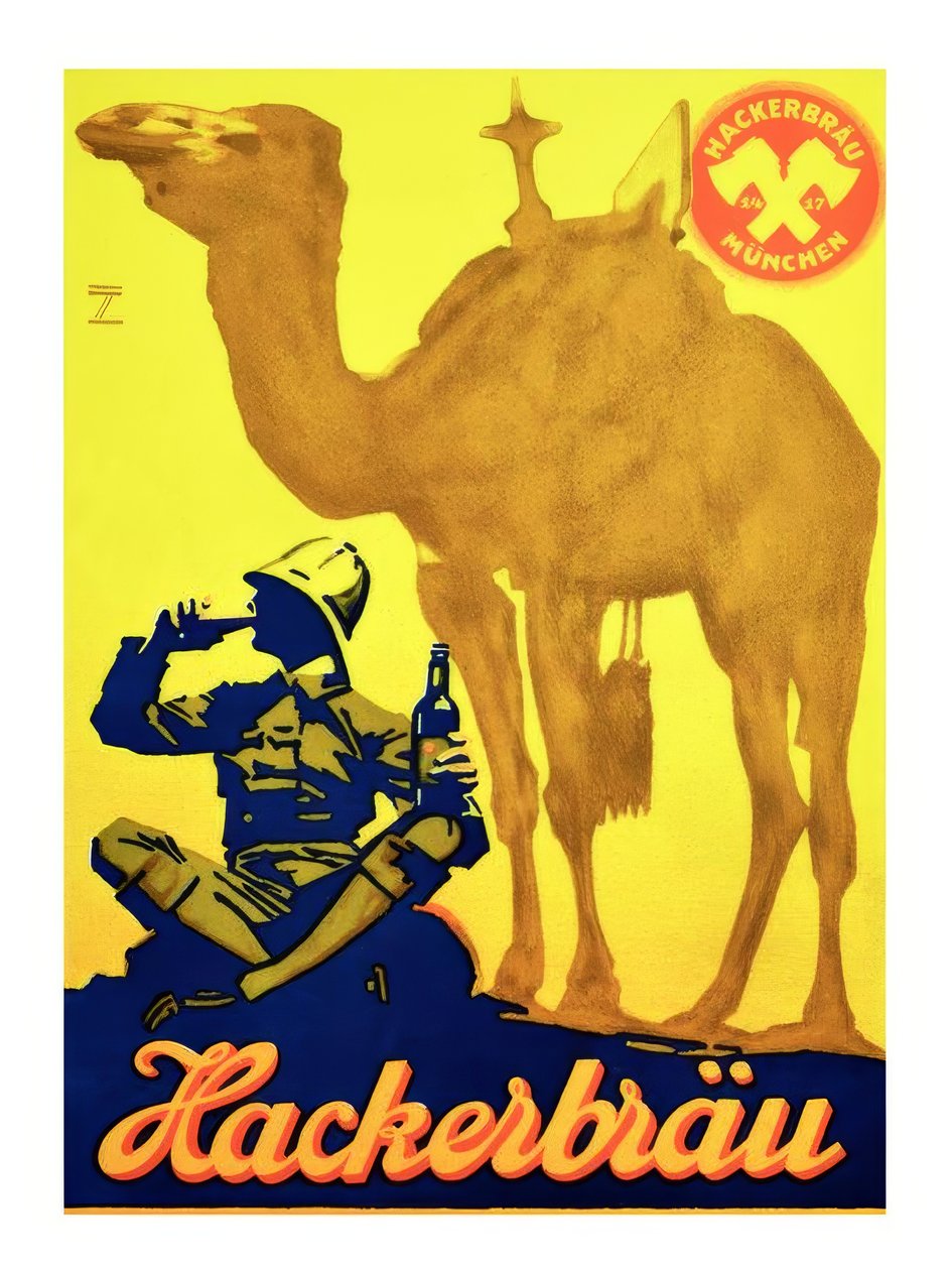 Bière Hackerbräu - Ludwig Hohlwein