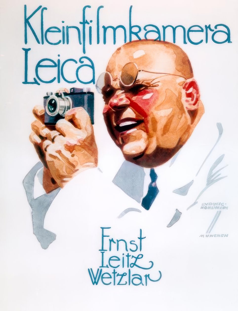 Caméra de film miniature Leica – Ernst Leitz, Wetzlar - Ludwig Hohlwein