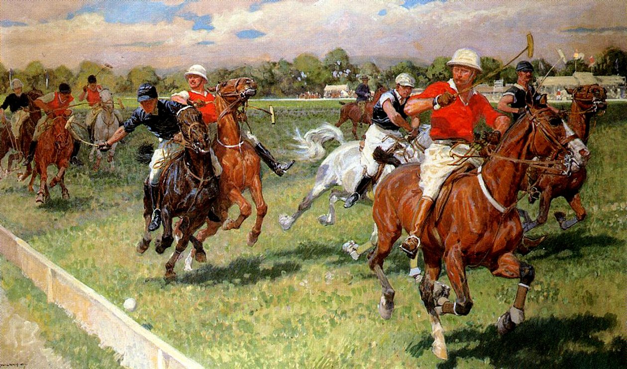 Une partie de polo - Ludwig Koch