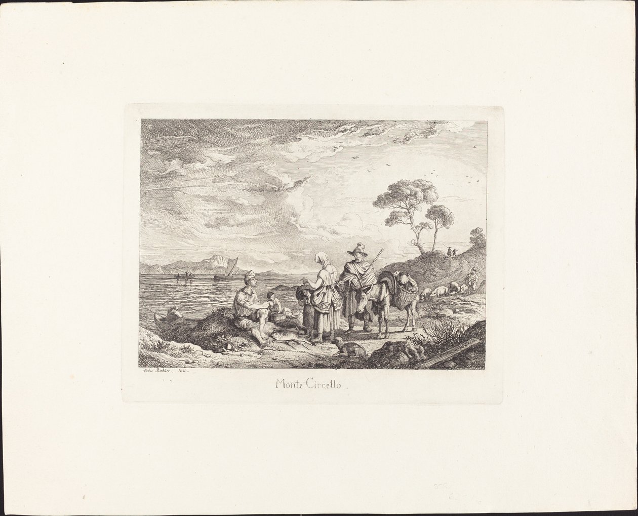 Mont Circello - Ludwig Richter