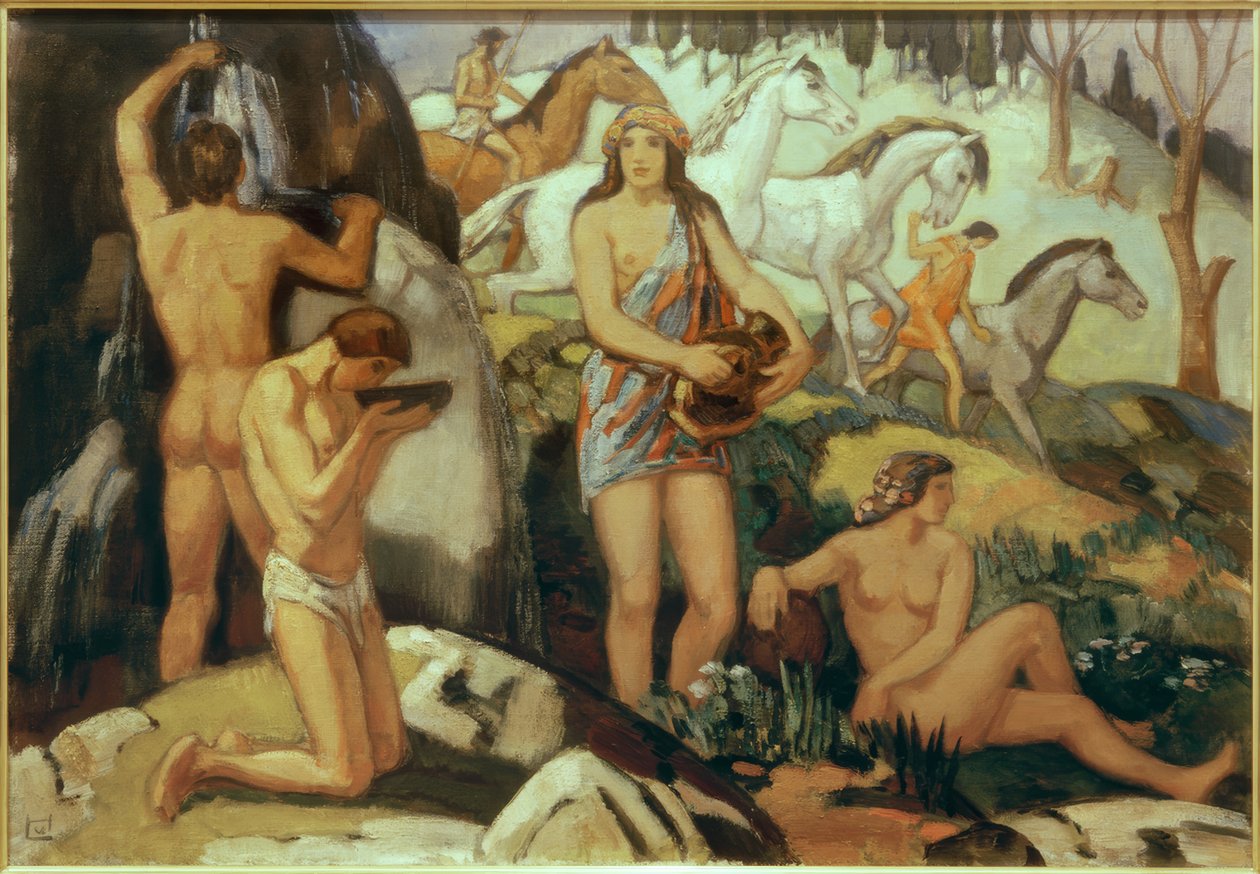 À la source - Ludwig von Hofmann