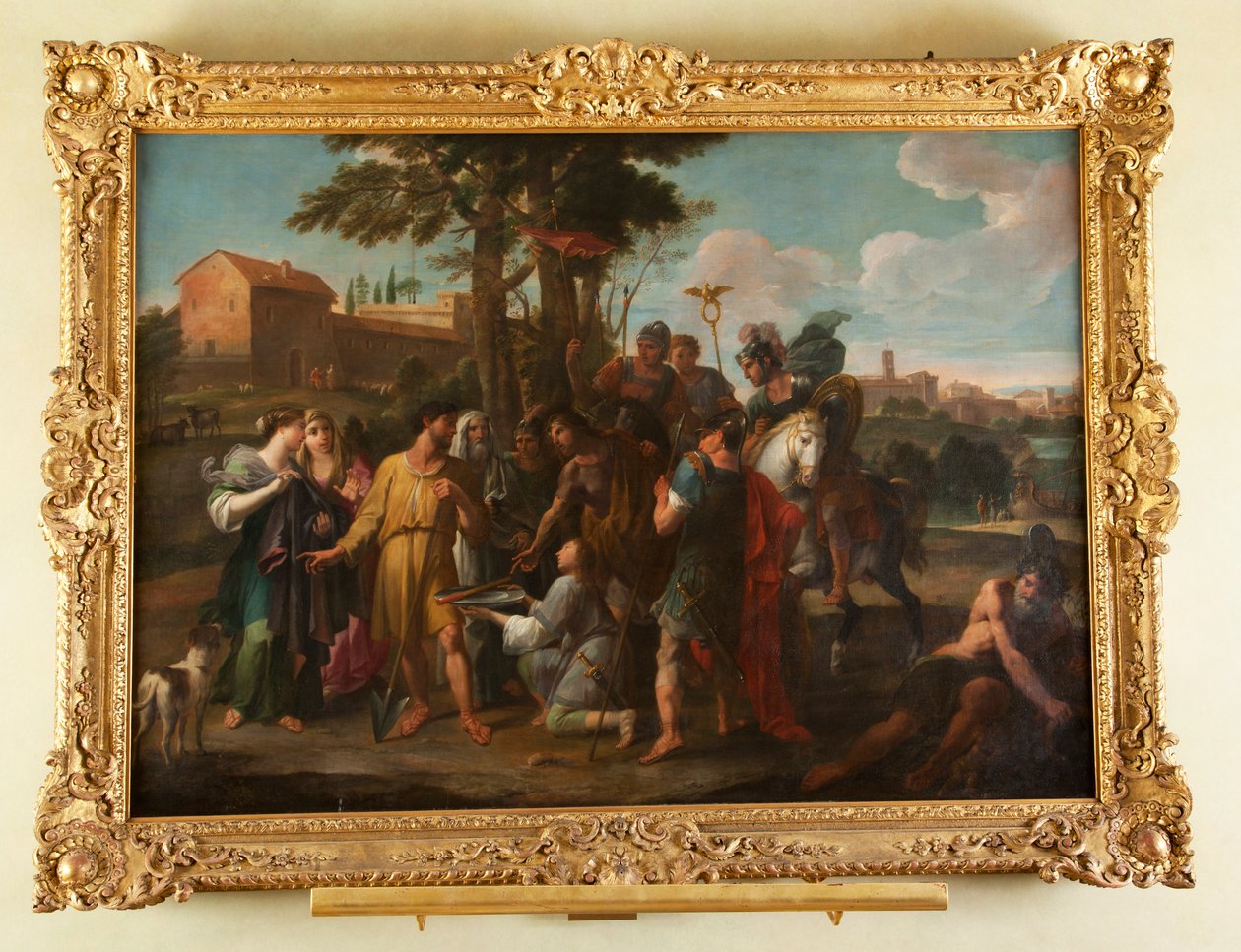 Cincinnatus à la charrue - Luigi Garzi