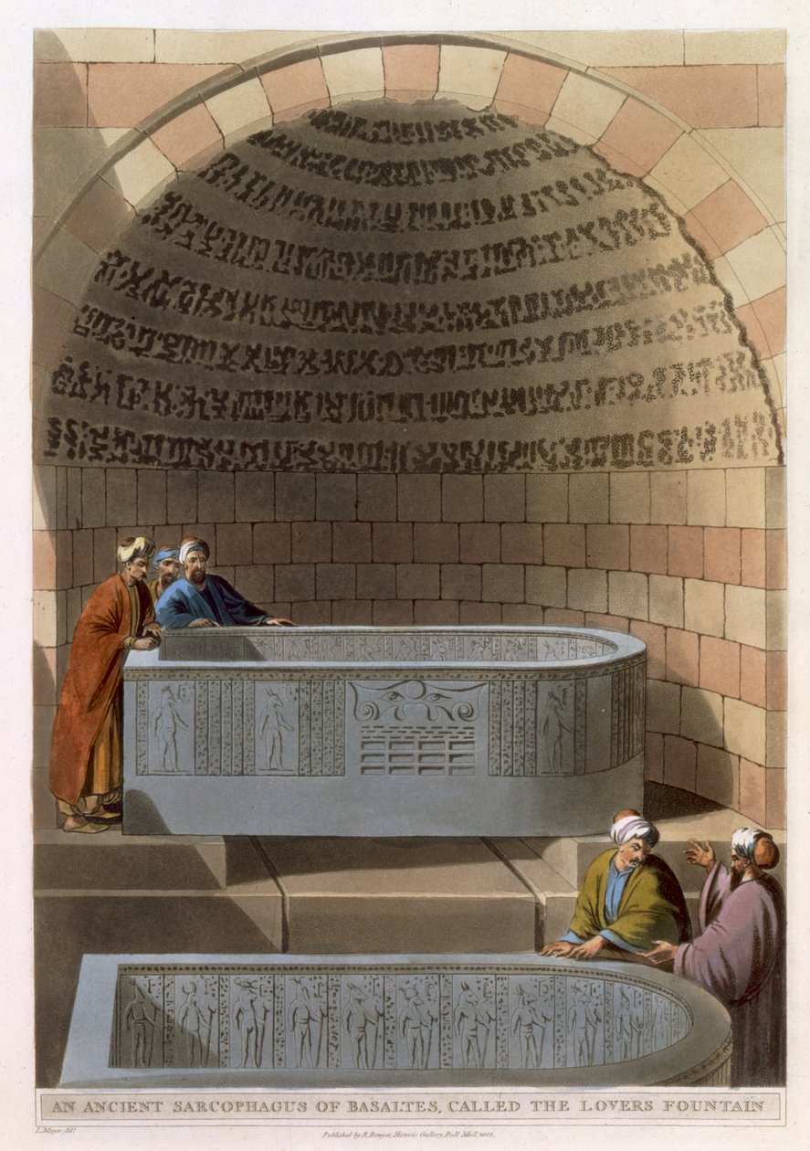 Un Ancien Sarcophage de Basalte, appelé la Fontaine des Amoureux, planche 10 de 