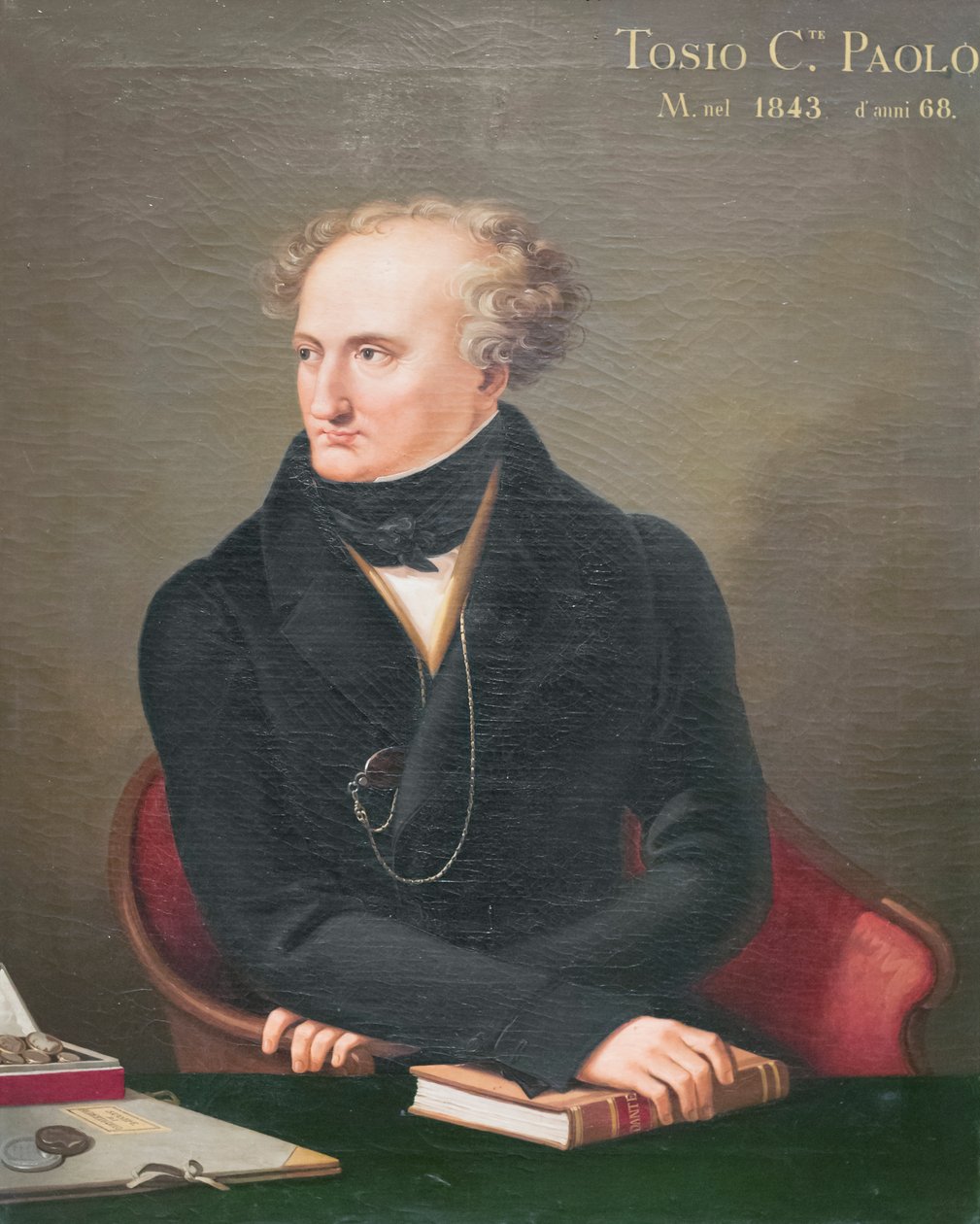 Portrait du comte Paolo Tosio - Luigi Basiletti