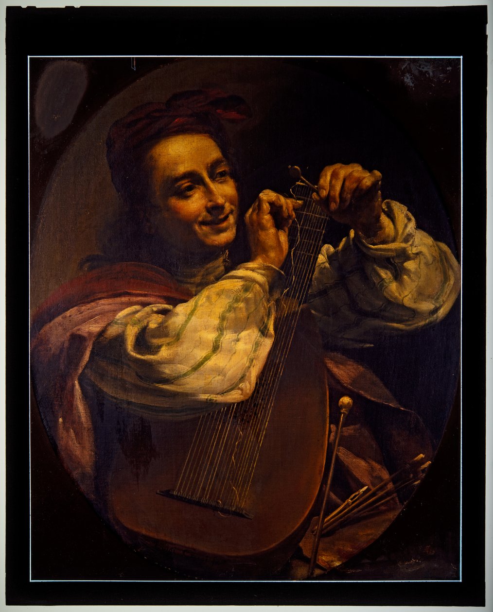 Homme avec un luth - Luigi Crespi