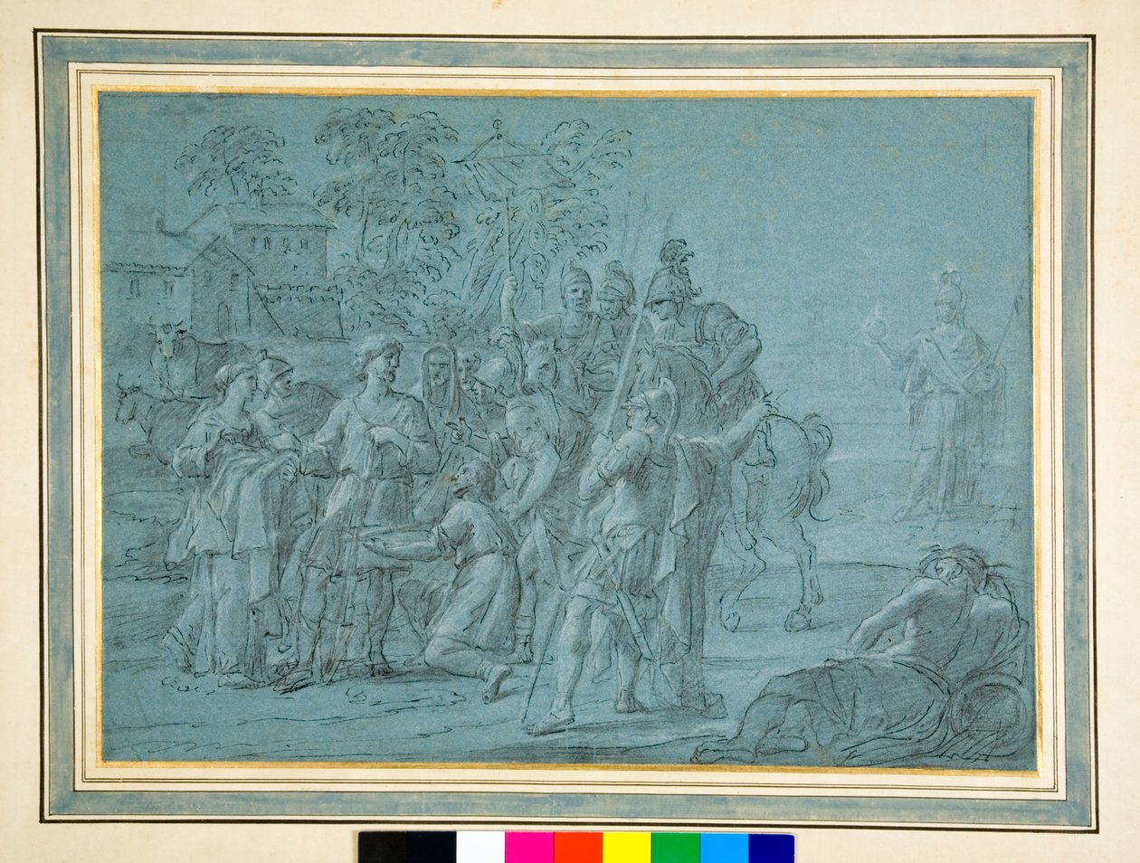 Cincinnatus rappelé de la charrue - Luigi Garzi