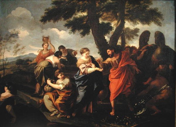 Rebecca au puits - Luigi Garzi