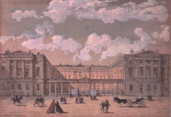 Vue de Versailles - Luigi Loir