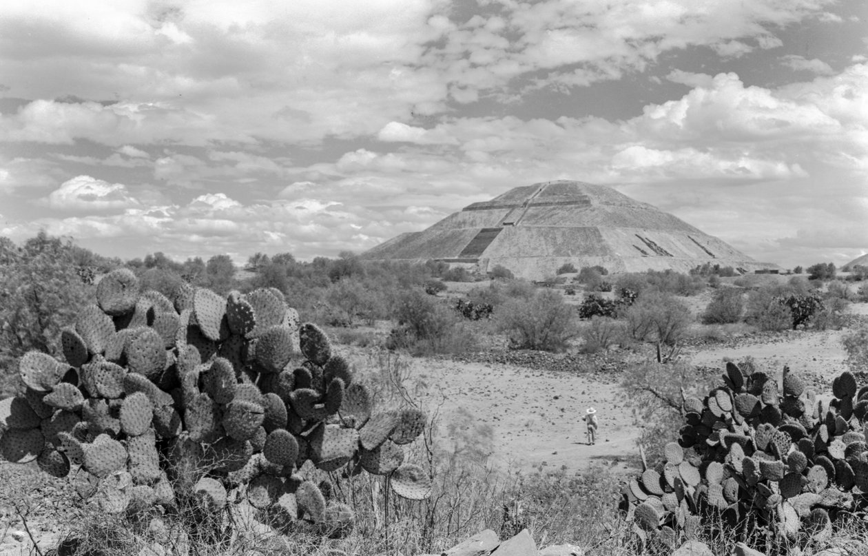 Pyramide monumentale maya, péninsule du Yucatán. 1936 - Luis Marden